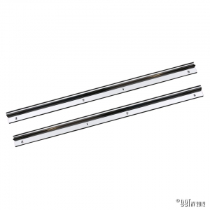 Aluminium doorsill, small, S/S, as pair