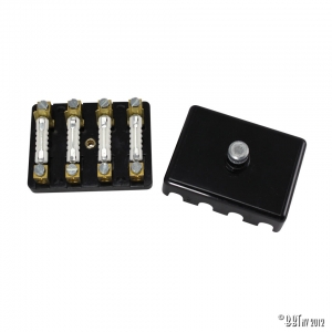 Fuse box bakelite for 4 fuses