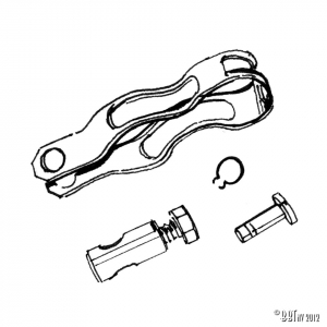Nipple of the throttle cable towards the carburettor. Mounting kit for heat exchanger cable