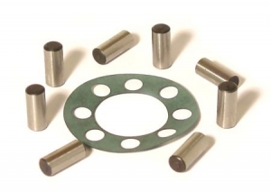 Dowel pins ø 8 mm 8 pieces