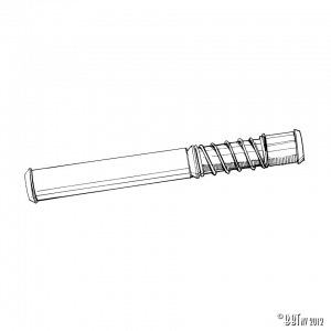 Anodised aluminium, each